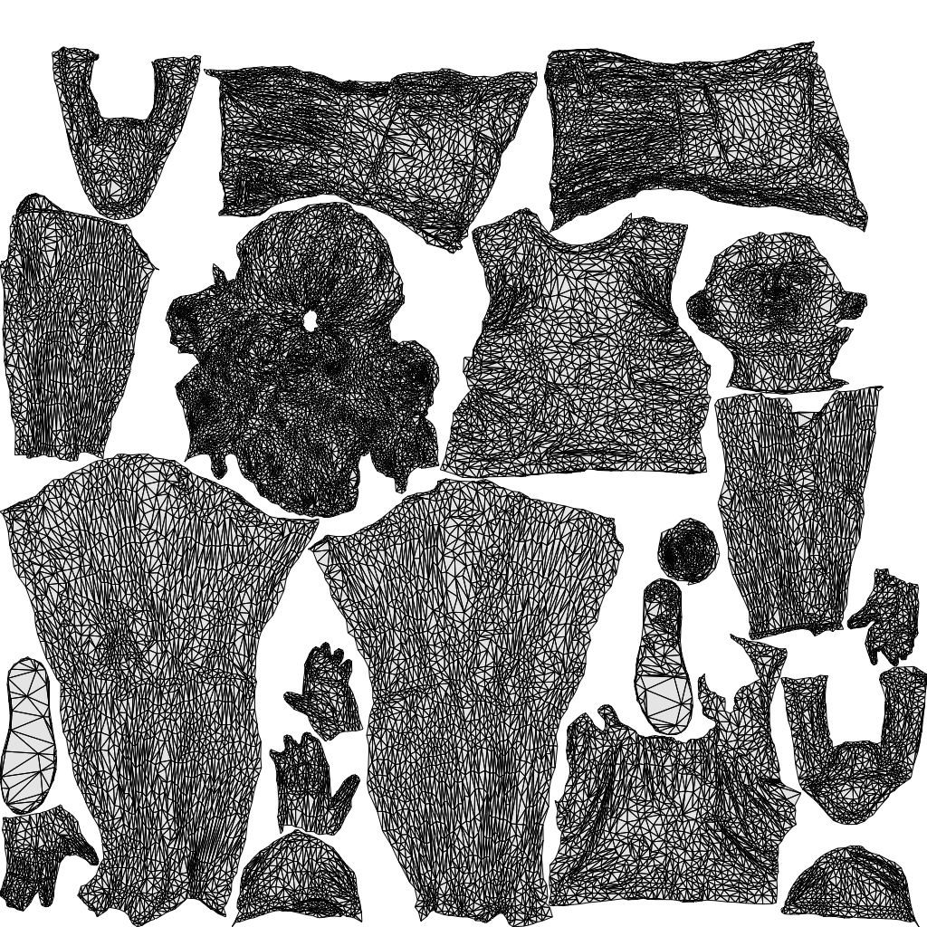 photogrammetry 3D girl casual standing, realistic human model archviz FBX, wireframe top-down view