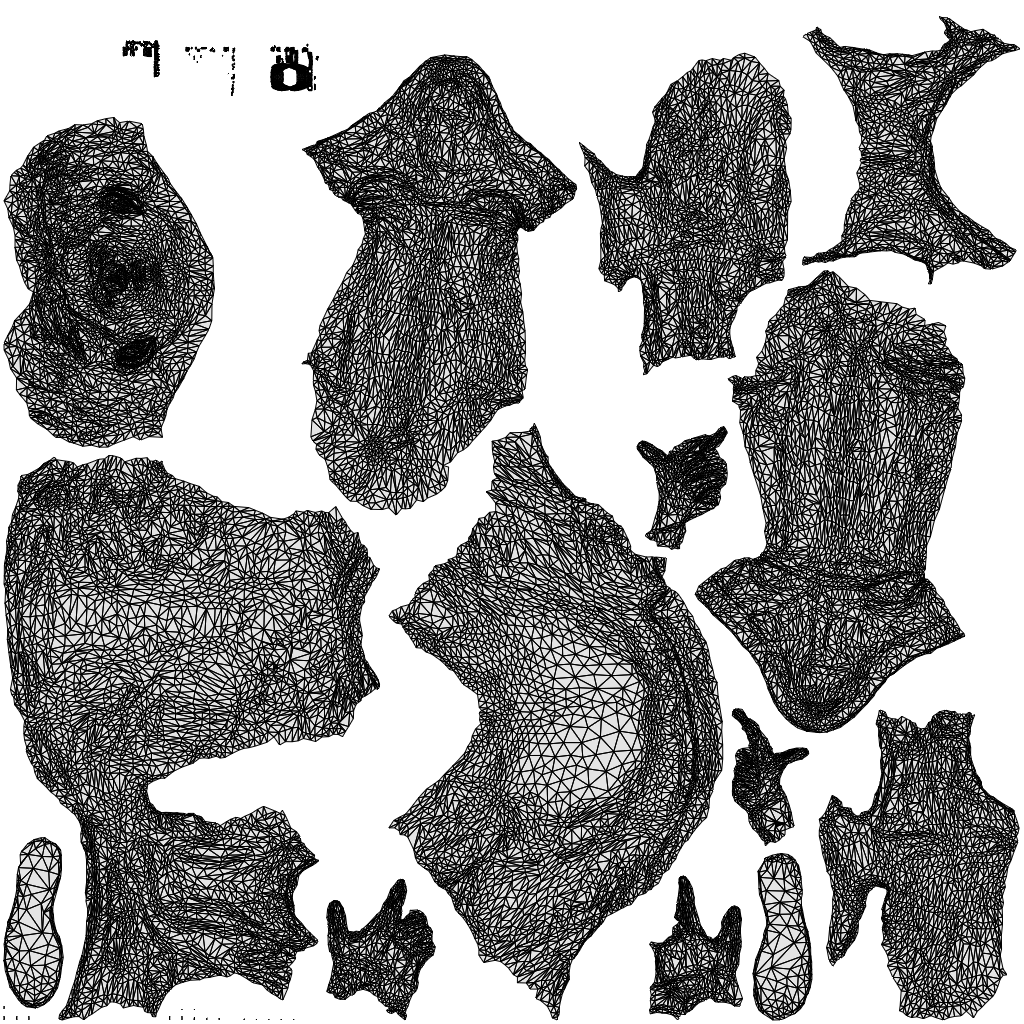 3D human model boy casual kids, photogrammetry scanned person for archviz, wireframe top-down view