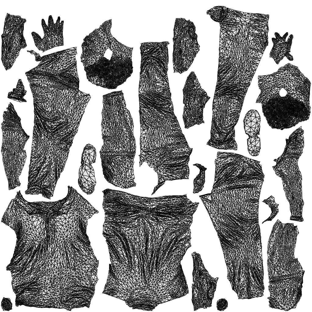 3D human model man casual standing, photogrammetry scanned person for archviz, wireframe top-down view