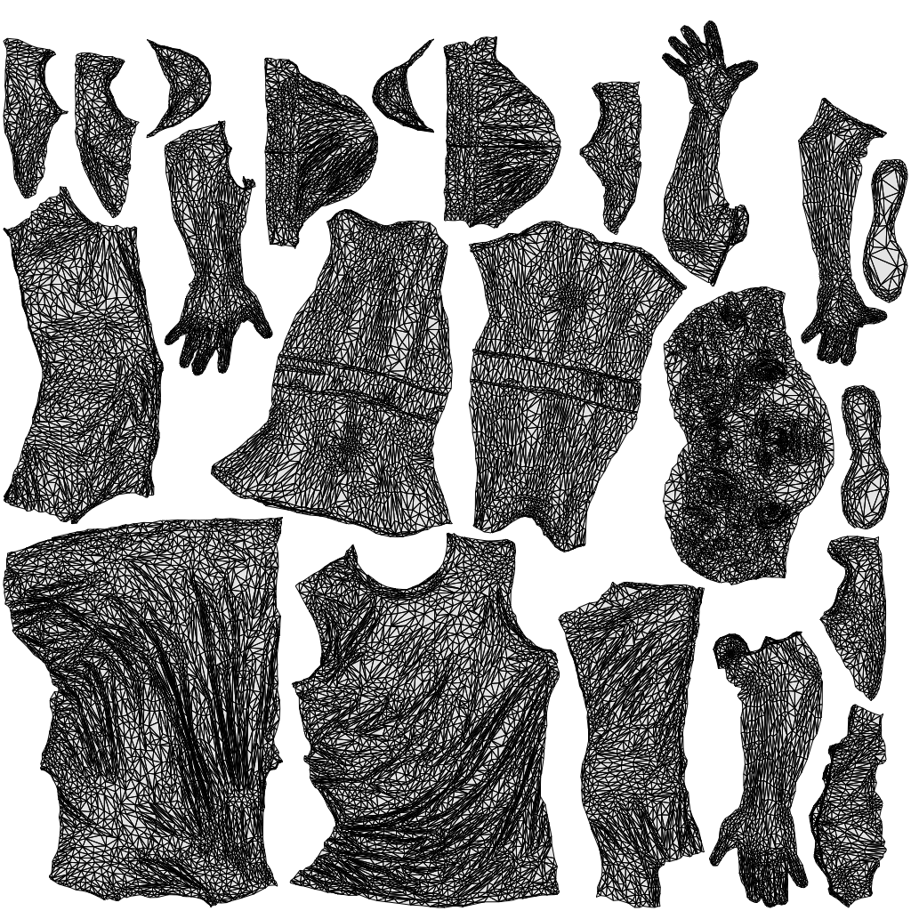 realistic 3D people man sport, render-ready for V-Ray and Corona, FBX OBJ, wireframe top-down view