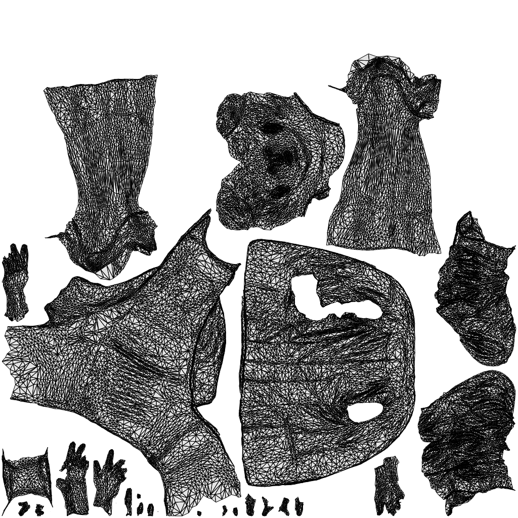 photogrammetry 3D woman business, realistic human model archviz FBX, wireframe top-down view