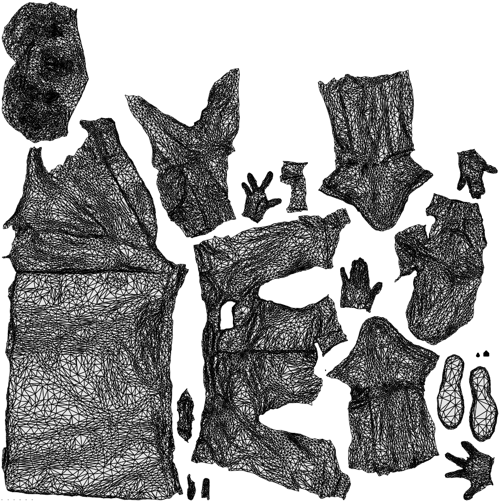 3D scanned man hospitality, photorealistic archviz people for Enscape and SketchUp, wireframe top-down view