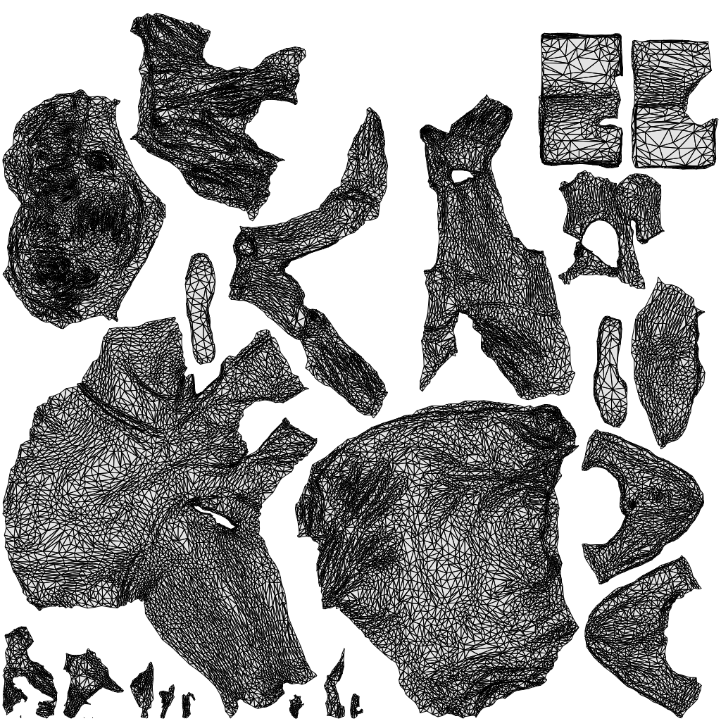 scanned 3D man casual sitting, photogrammetry people for Enscape and V-Ray, wireframe top-down view
