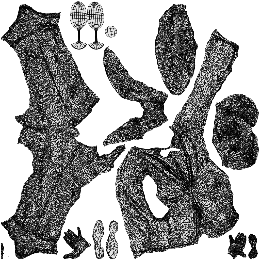 scanned 3D man formal formalaffairs, photogrammetry people for Enscape and V-Ray, wireframe top-down view