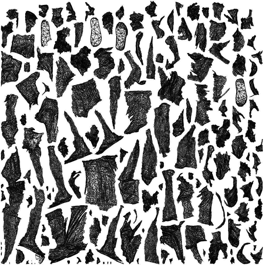 3D people model boy standing, scanned human for 3ds Max rendering, wireframe top-down view