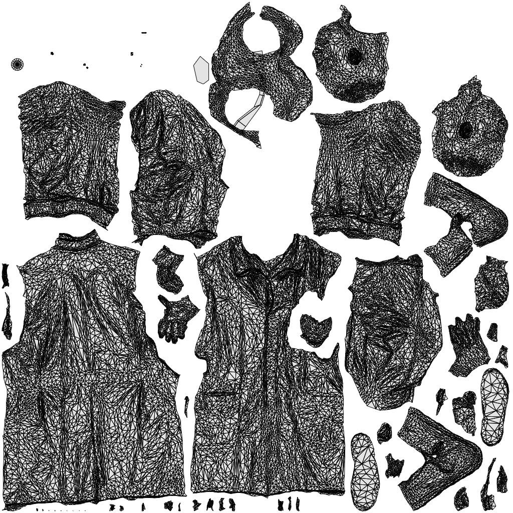 photogrammetry 3D man medical, realistic human model archviz FBX, wireframe top-down view