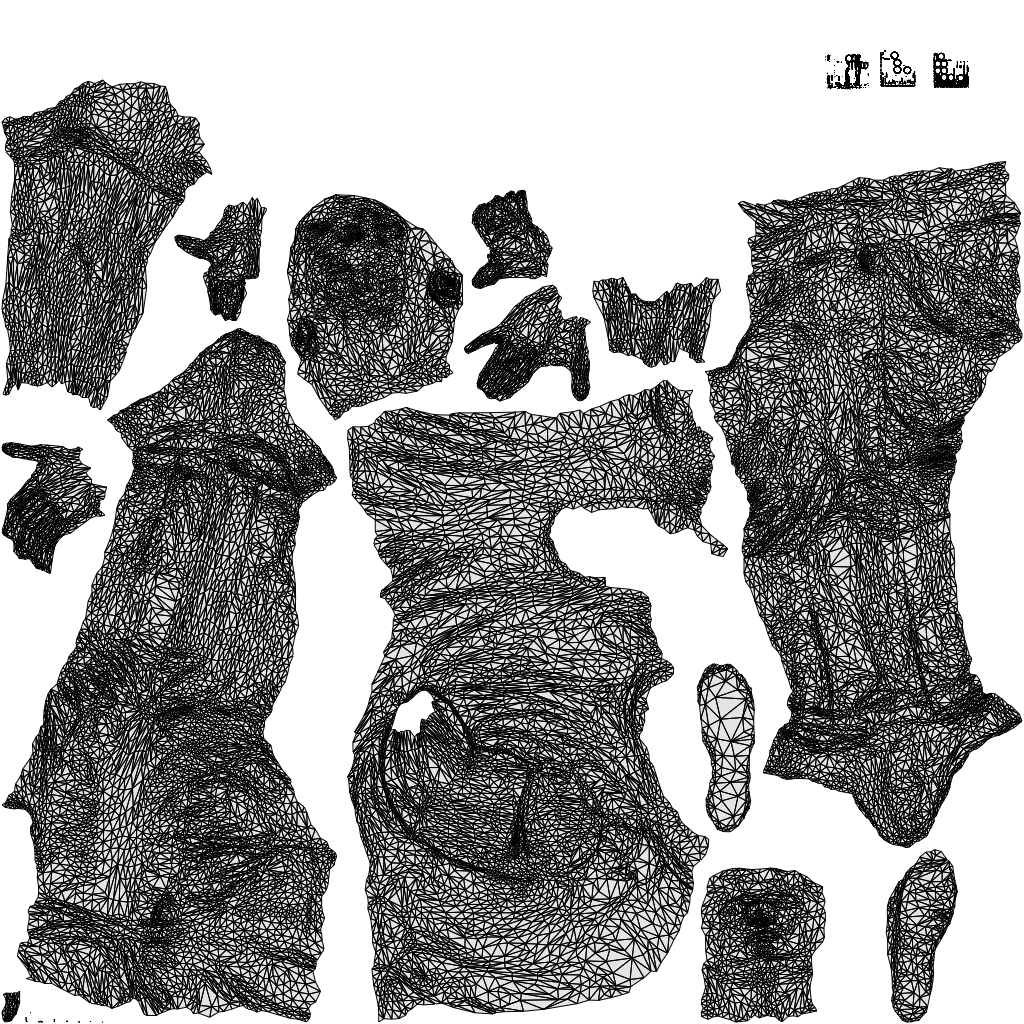 realistic 3D people man casual cycling, render-ready for V-Ray and Corona, FBX OBJ, wireframe top-down view