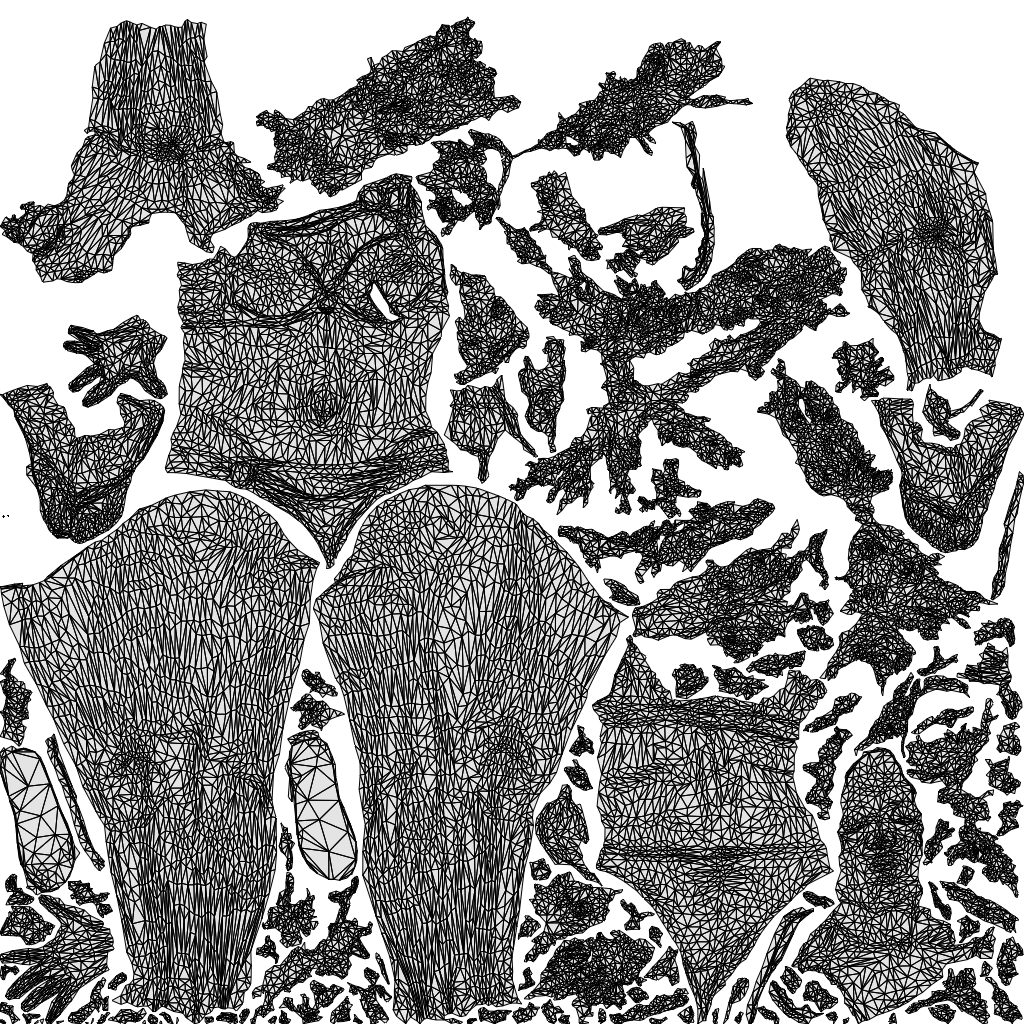 realistic 3D people woman pool, render-ready for V-Ray and Corona, FBX OBJ, wireframe top-down view