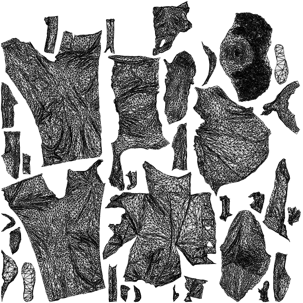 realistic 3D people man casual standing, render-ready for V-Ray and Corona, FBX OBJ, wireframe top-down view