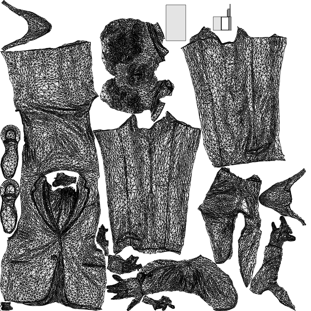 realistic 3D people man business, render-ready for V-Ray and Corona, FBX OBJ, wireframe top-down view