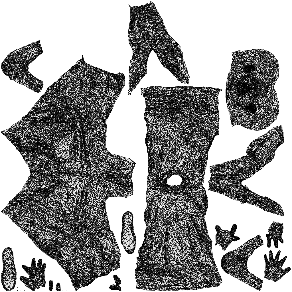 photogrammetry 3D man casual walking, realistic human model archviz FBX, wireframe top-down view