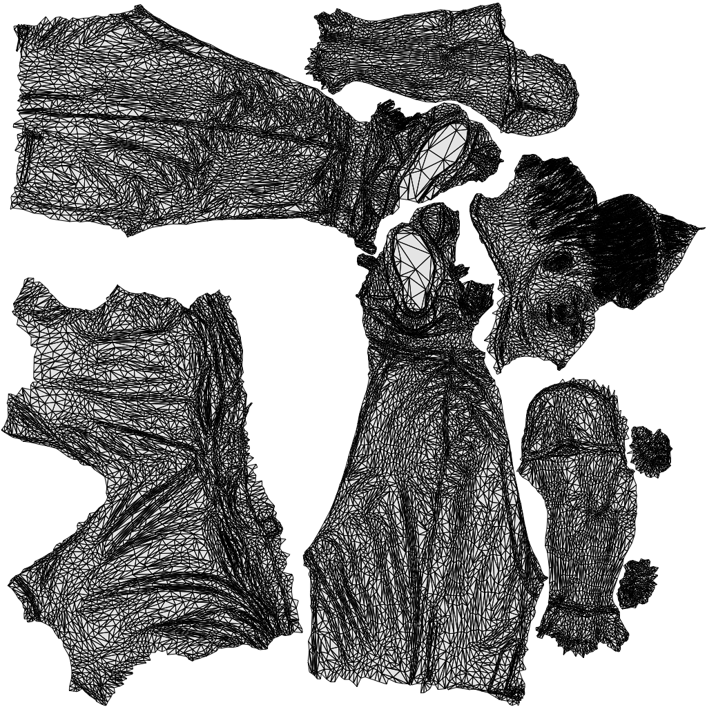 3D human model man sport, photogrammetry scanned person for archviz, wireframe top-down view