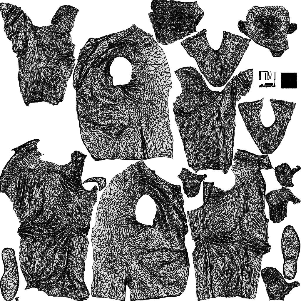 3D people model man business cycling, scanned human for 3ds Max rendering, wireframe top-down view