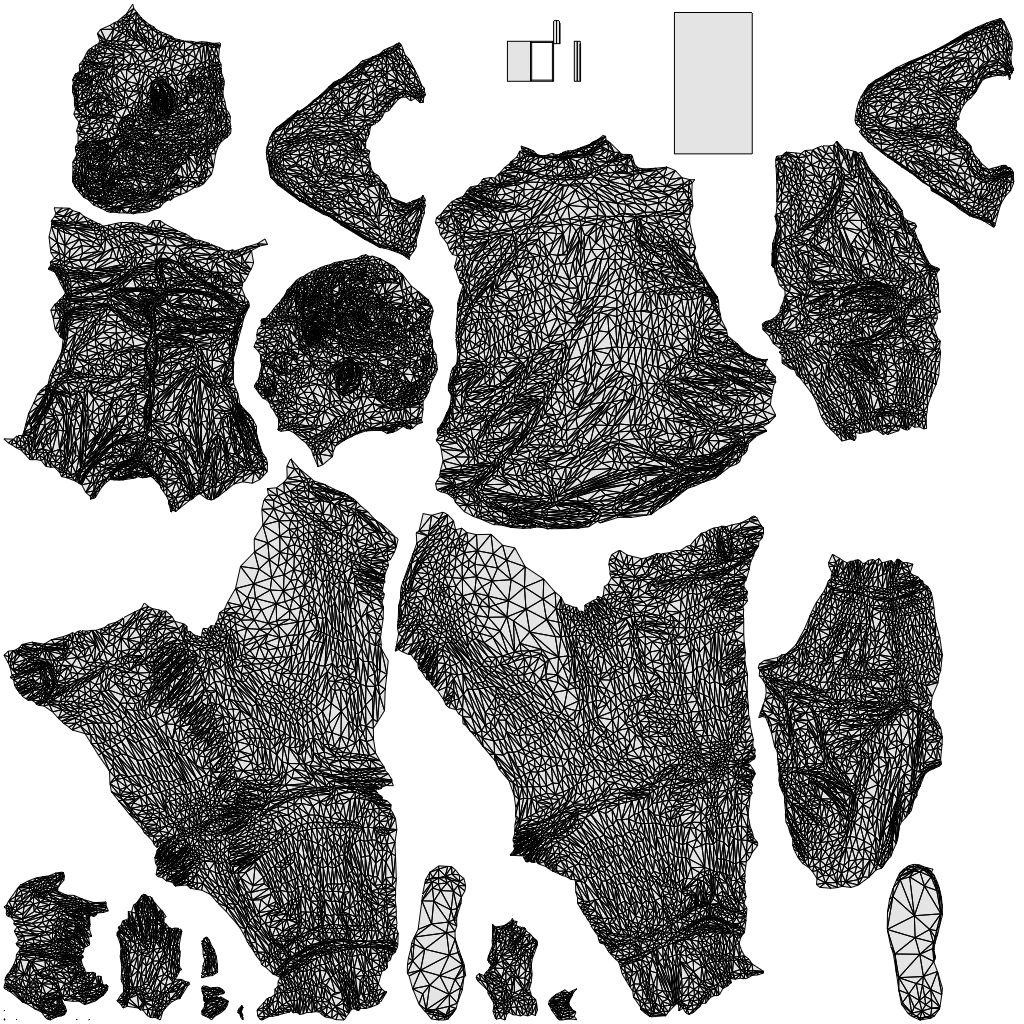 photogrammetry 3D man casual sitting, realistic human model archviz FBX, wireframe top-down view