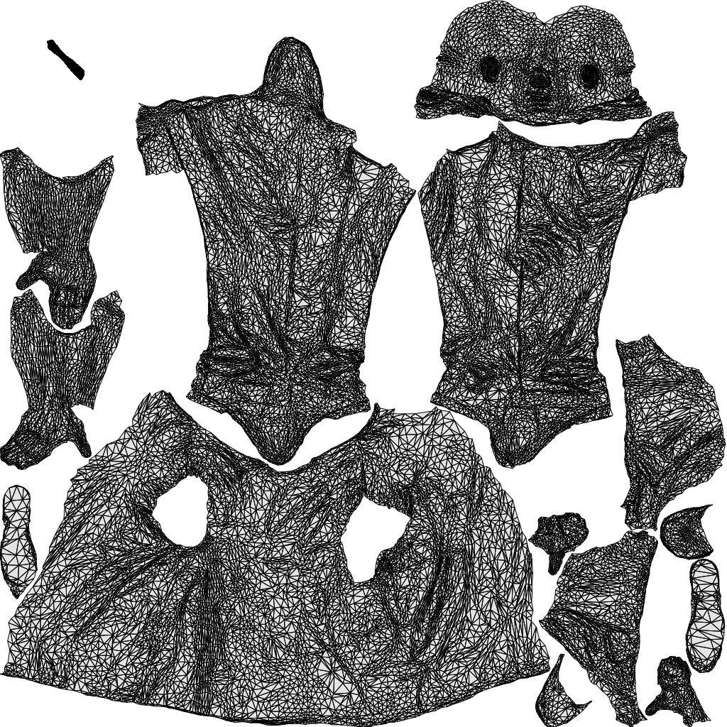 photogrammetry 3D man hospitality, realistic human model archviz FBX, wireframe top-down view