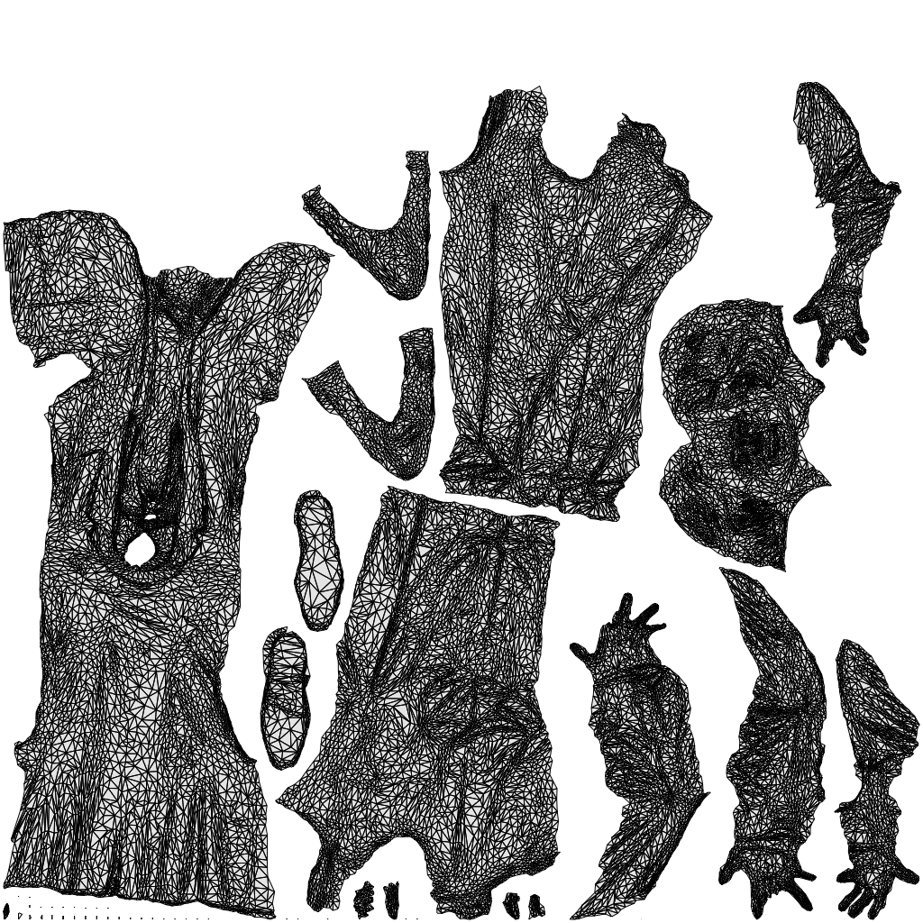 realistic 3D people man business, render-ready for V-Ray and Corona, FBX OBJ, wireframe top-down view