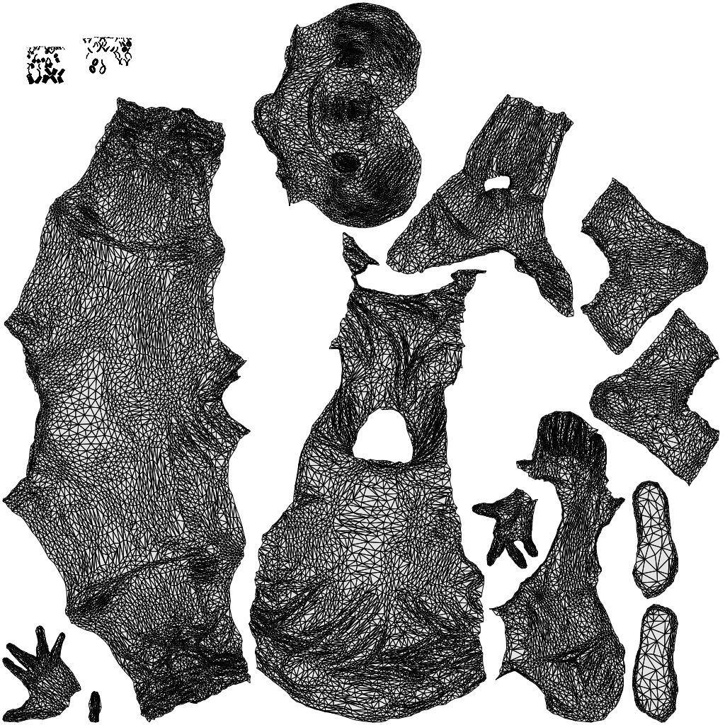 3D human model boy casual kids, photogrammetry scanned person for archviz, wireframe top-down view