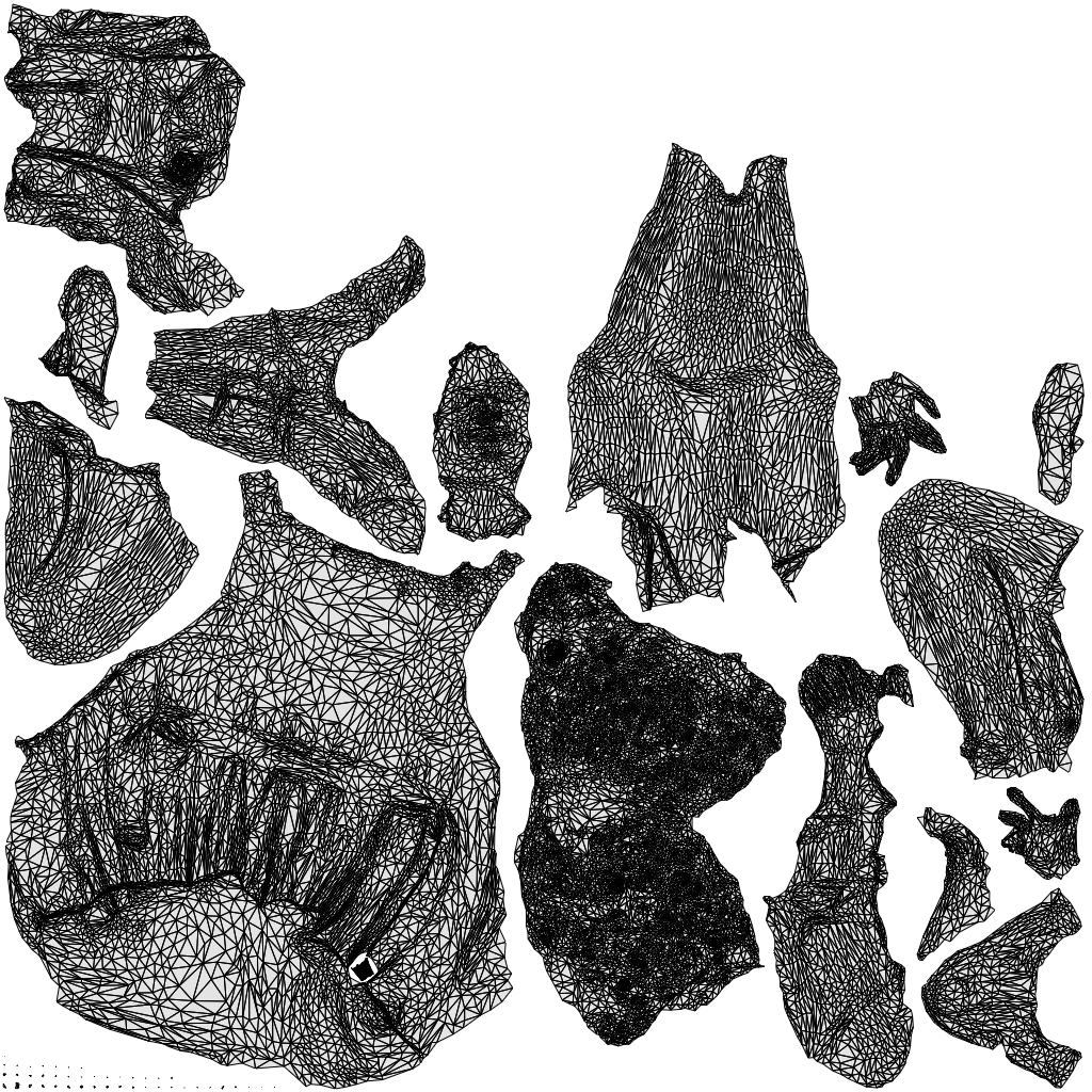 3D human model woman business sitting, photogrammetry scanned person for archviz, wireframe top-down view