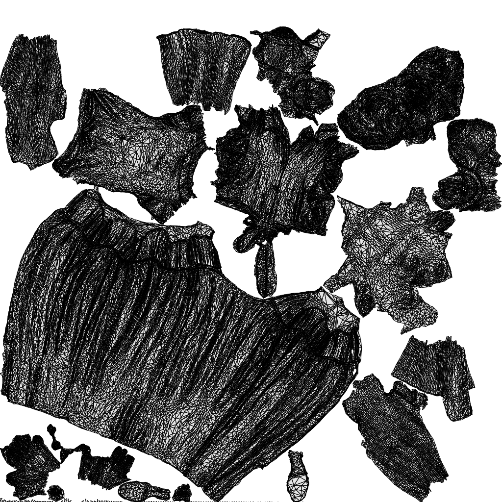 scanned 3D woman business walking, photogrammetry people for Enscape and V-Ray, wireframe top-down view