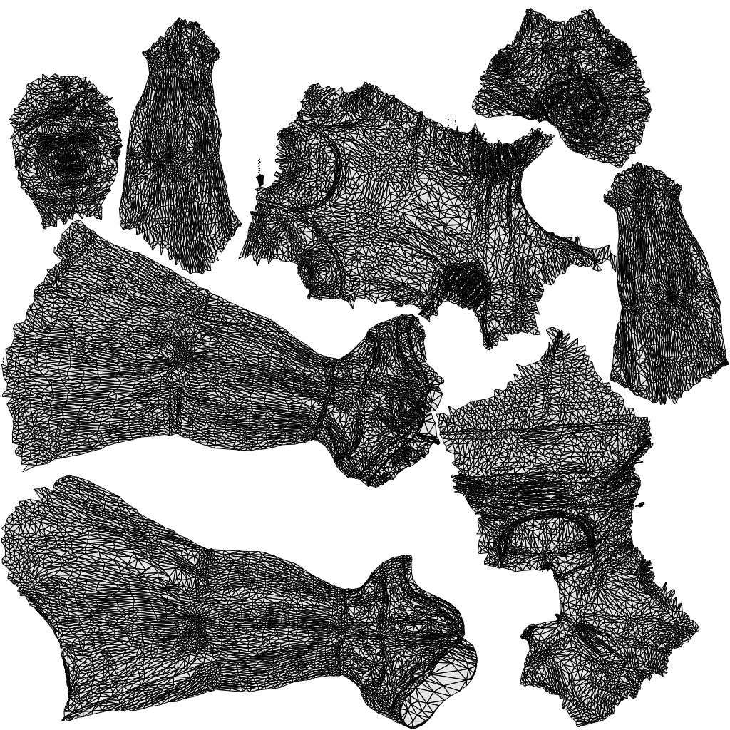 realistic 3D people woman sport, render-ready for V-Ray and Corona, FBX OBJ, wireframe top-down view