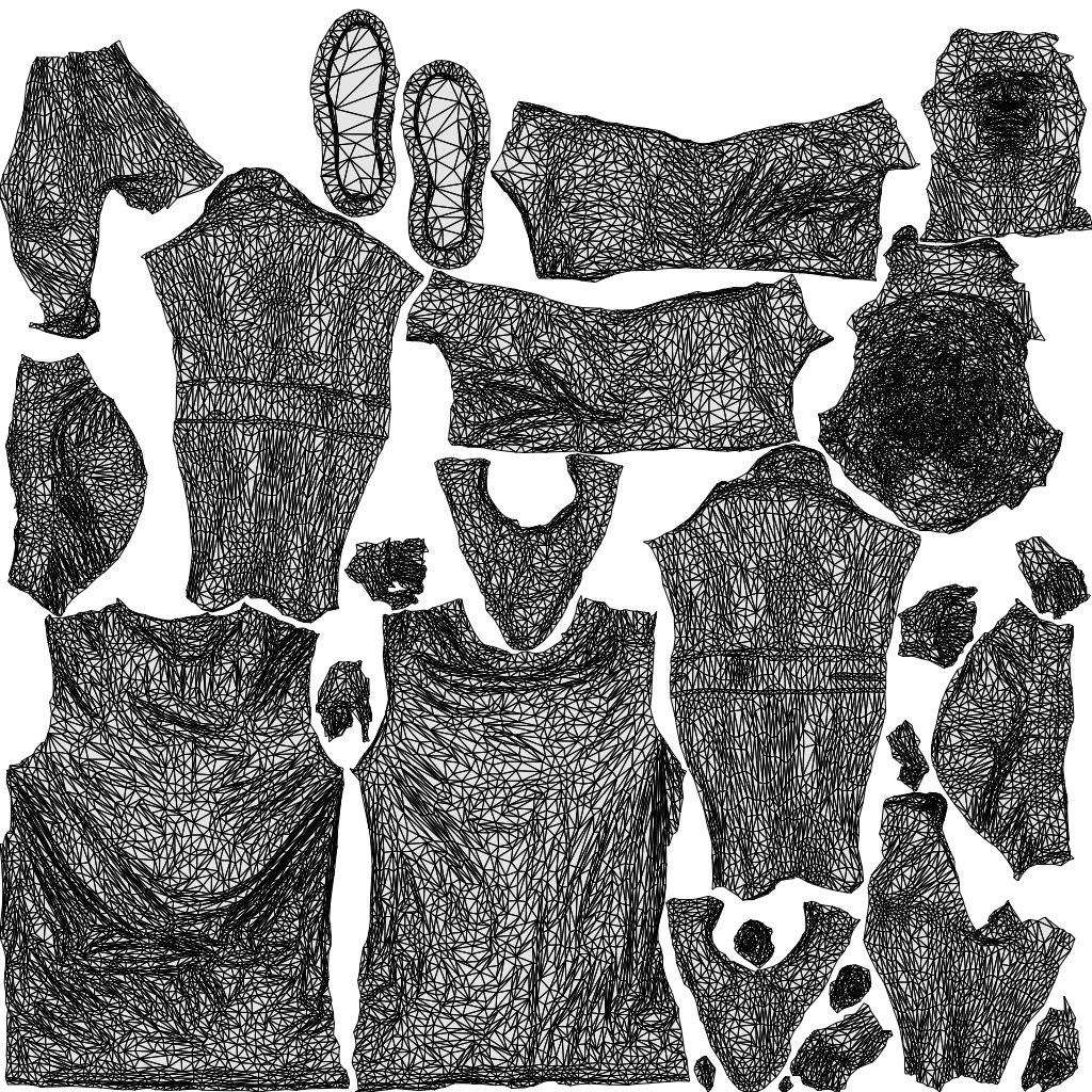 scanned 3D man sport, photogrammetry people for Enscape and V-Ray, wireframe top-down view