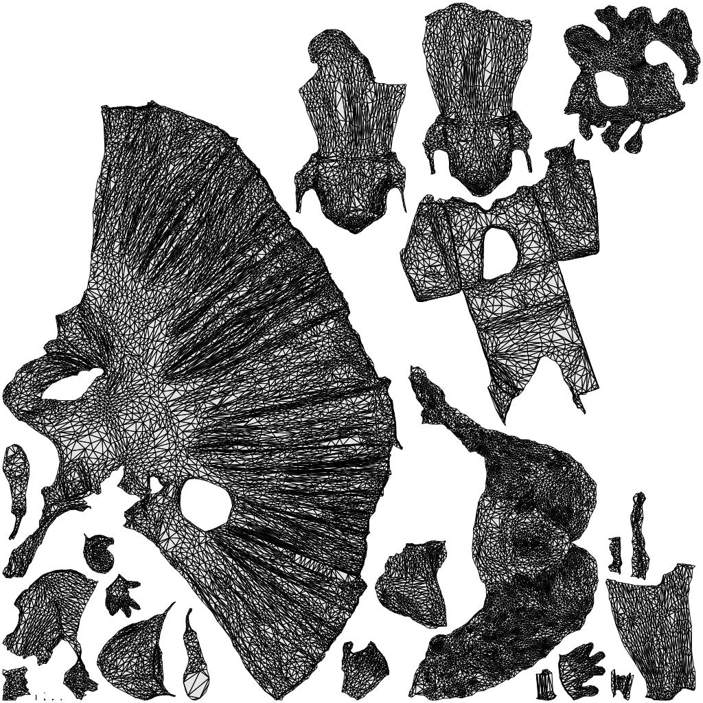 scanned 3D woman casual walking, photogrammetry people for Enscape and V-Ray, wireframe top-down view