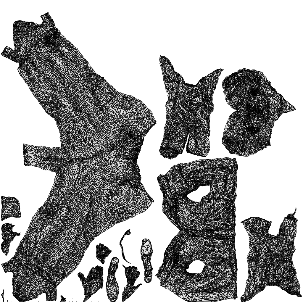 scanned 3D woman business door, photogrammetry people for Enscape and V-Ray, wireframe top-down view