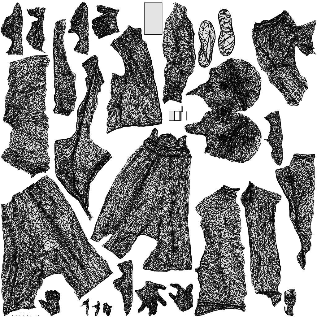 realistic 3D people man casual standing, render-ready for V-Ray and Corona, FBX OBJ, wireframe top-down view
