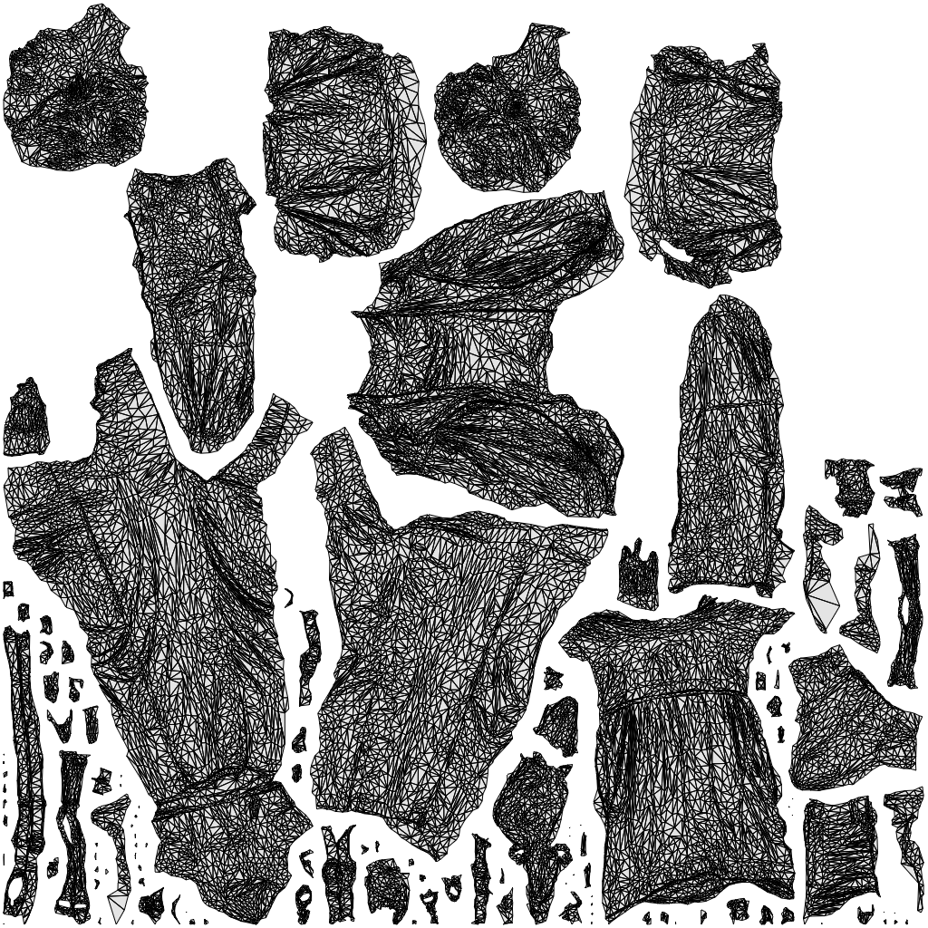 realistic 3D people woman business walking, render-ready for V-Ray and Corona, FBX OBJ, wireframe top-down view