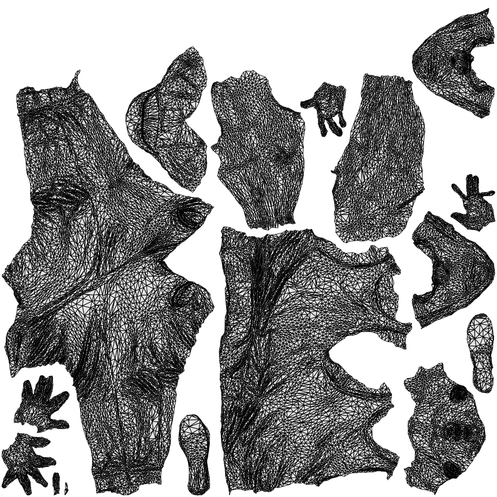 photogrammetry 3D man casual walking, realistic human model archviz FBX, wireframe top-down view