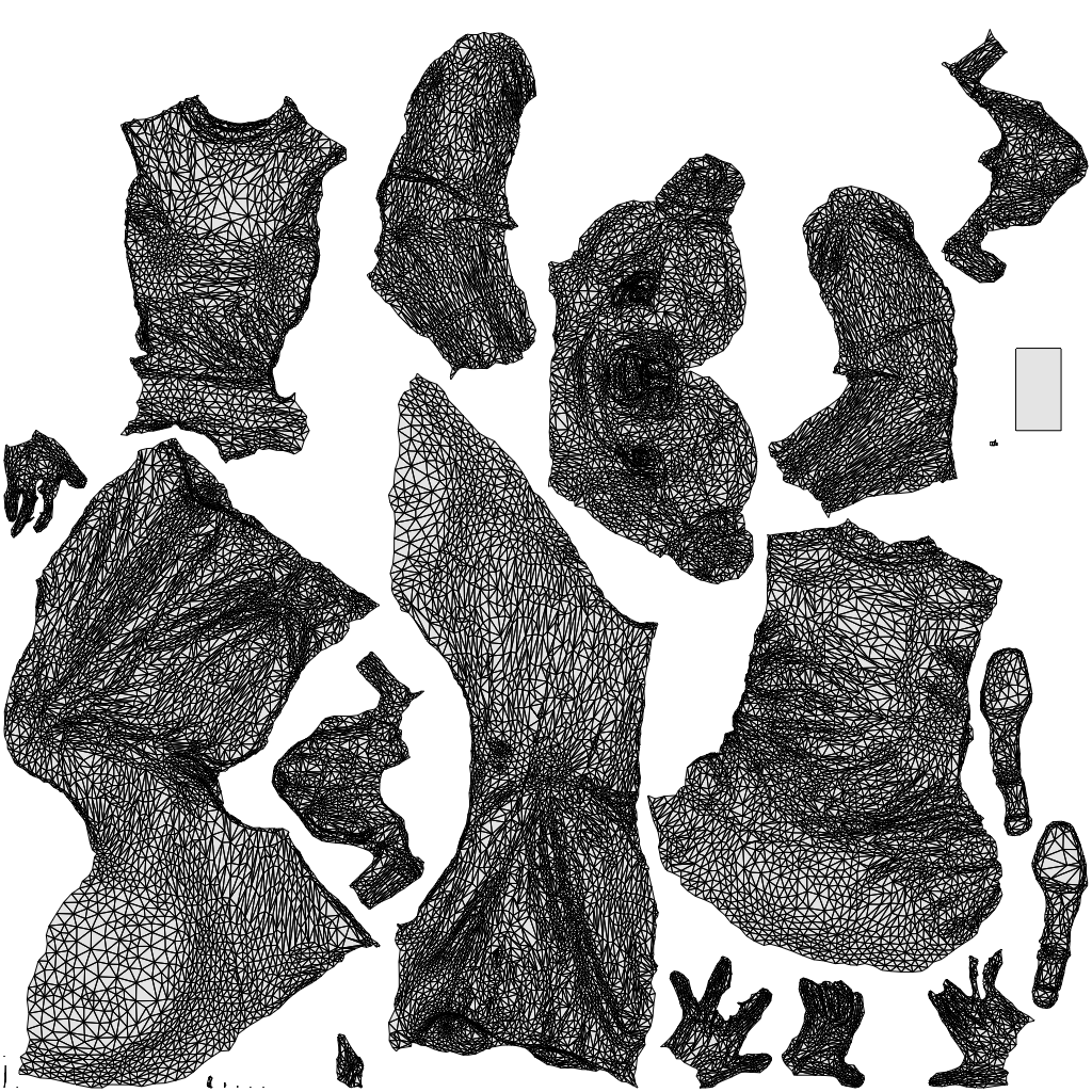 photogrammetry 3D woman casual sitting, realistic human model archviz FBX, wireframe top-down view