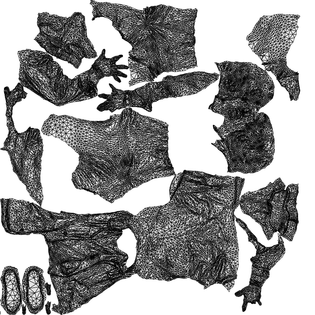 realistic 3D man casual sitting, scanned archviz people for Blender and 3ds Max, wireframe top-down view