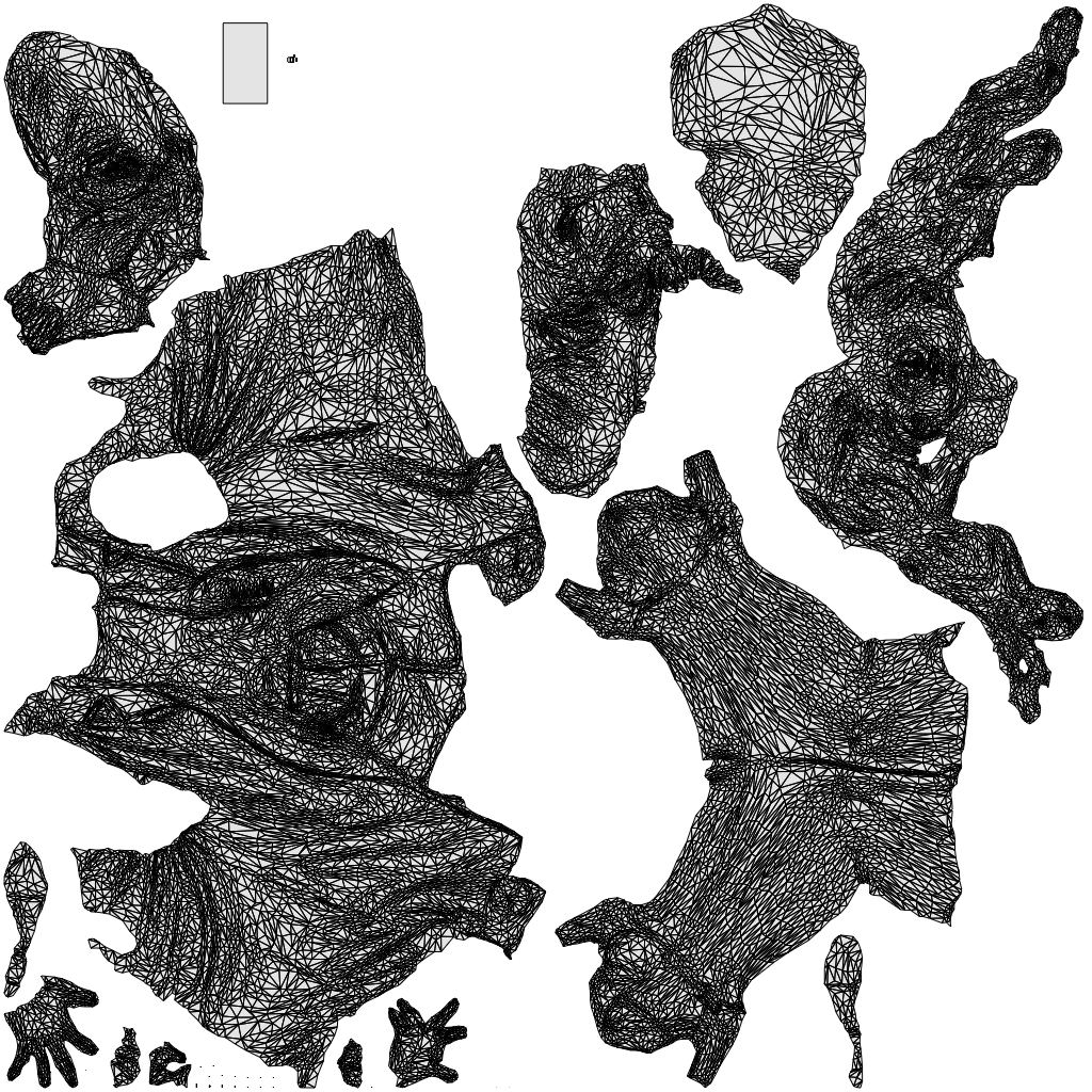 scanned 3D woman business sitting, photogrammetry people for Enscape and V-Ray, wireframe top-down view