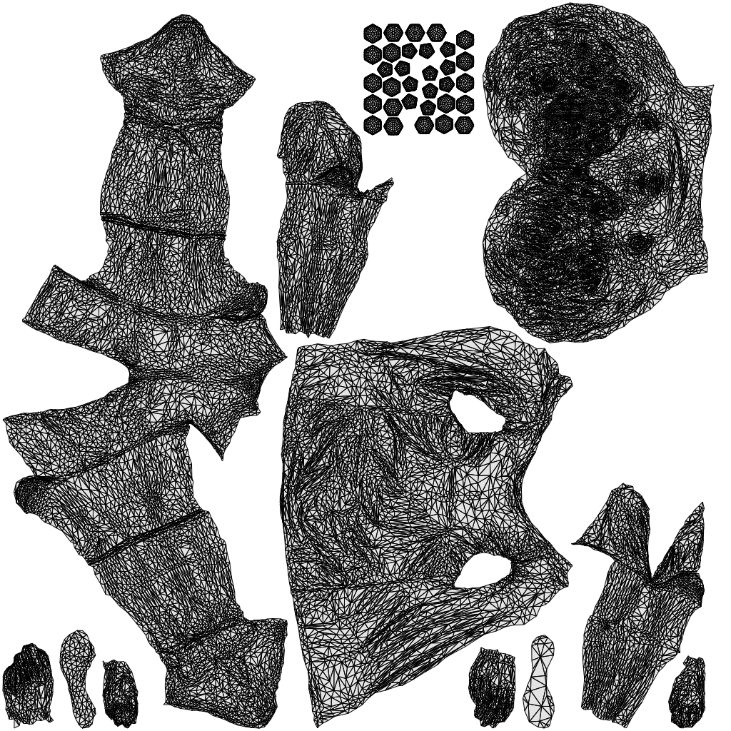 realistic 3D woman sport, scanned archviz people for Blender and 3ds Max, wireframe top-down view