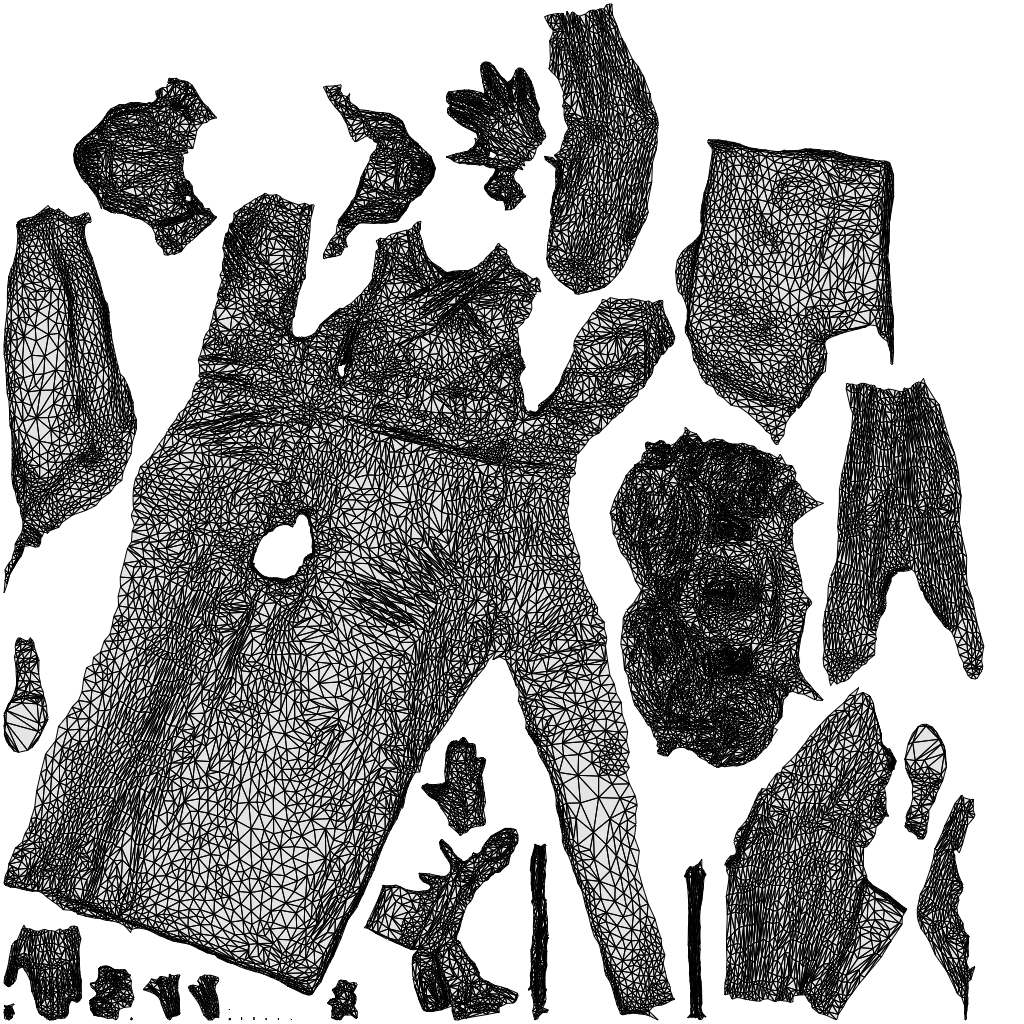 3D human model woman formal formalaffairs, photogrammetry scanned person for archviz, wireframe top-down view