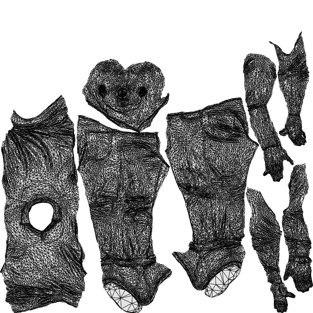 photogrammetry 3D man casual walking, realistic human model archviz FBX, wireframe top-down view