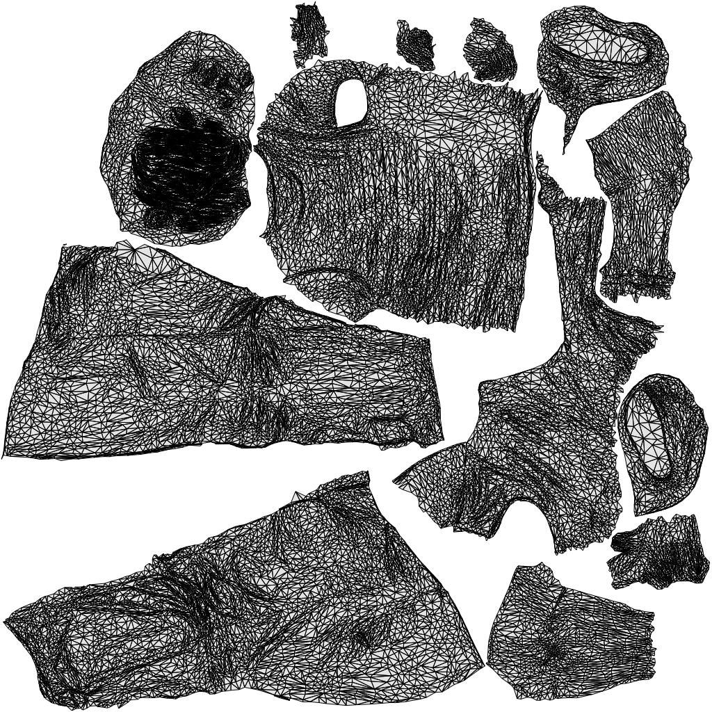 3D people model man casual sitting, scanned human for 3ds Max rendering, wireframe top-down view