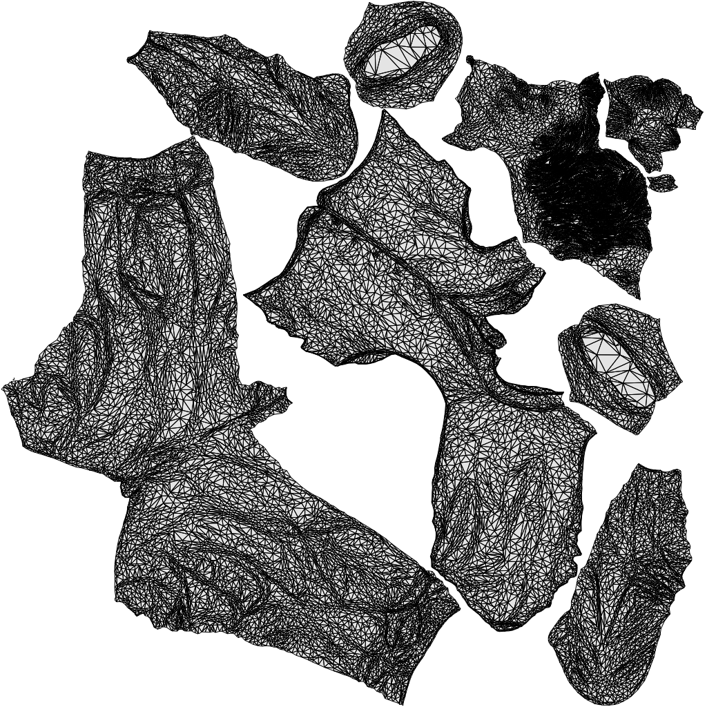 3D people model man hospitality, scanned human for 3ds Max rendering, wireframe top-down view