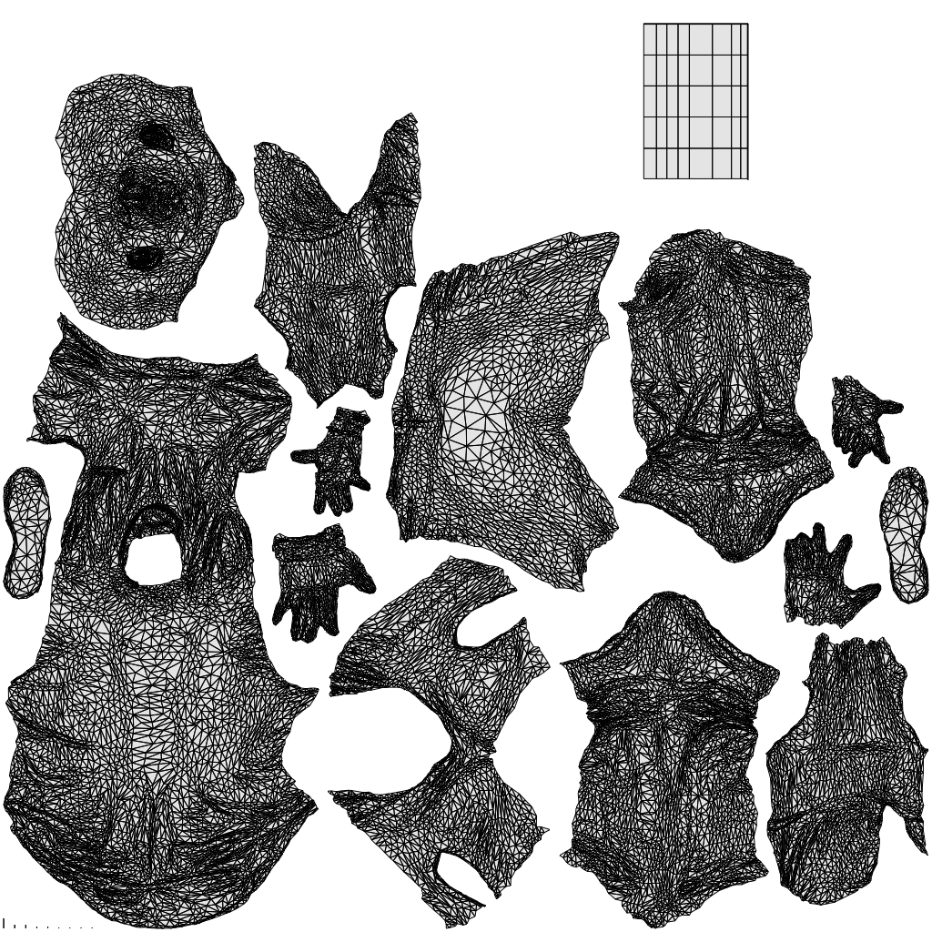 realistic 3D human man casual sitting, archviz people FBX OBJ for Blender, wireframe top-down view