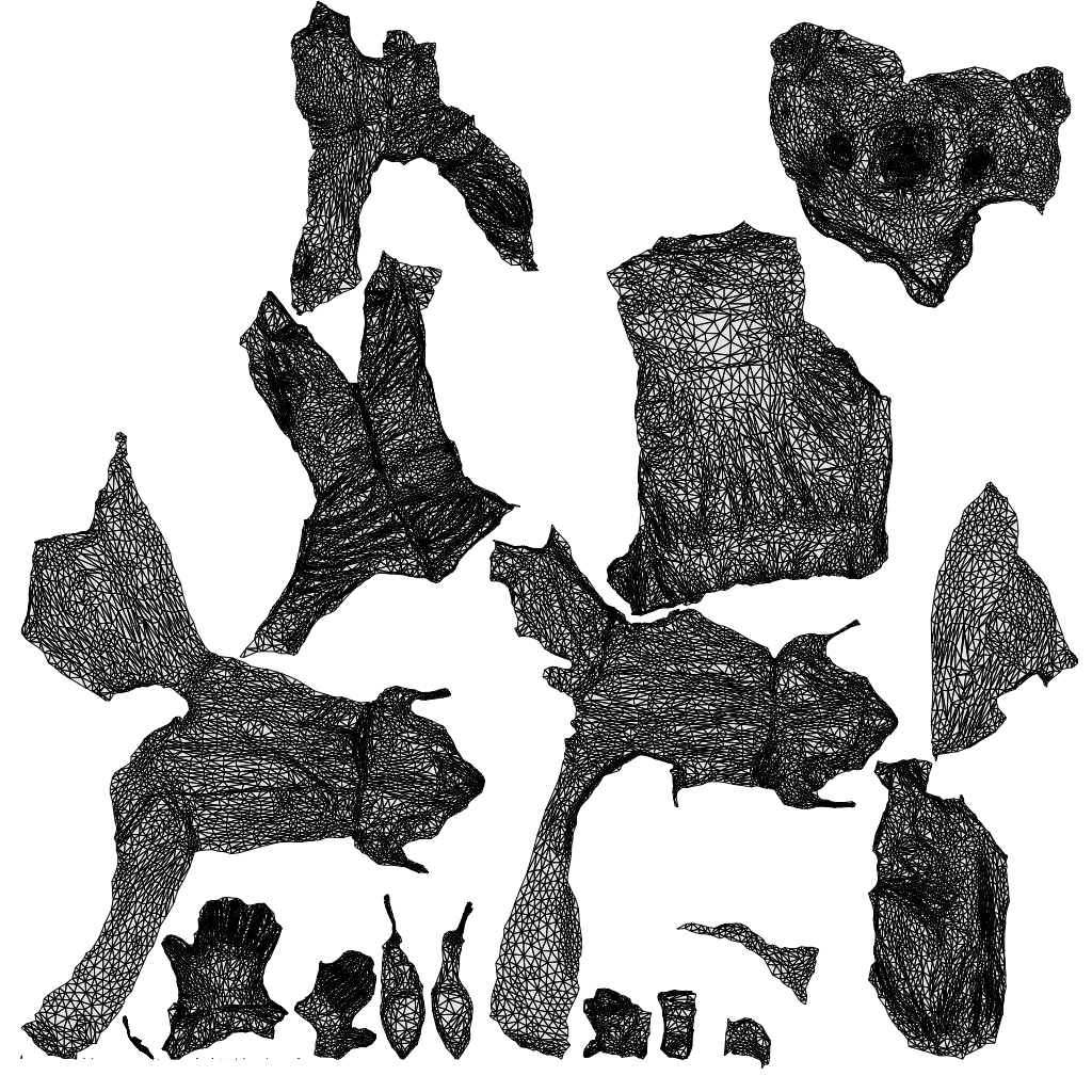scanned 3D woman business sitting, photogrammetry people for Enscape and V-Ray, wireframe top-down view