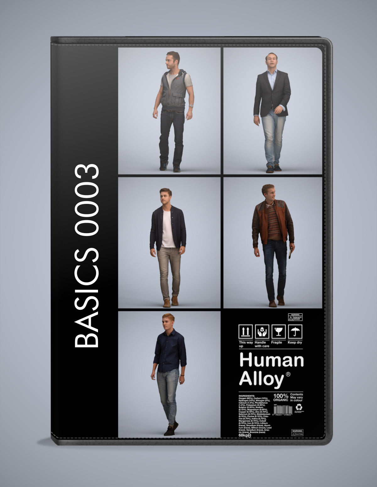 5x 3D People for Rendering | Basics_0003 - Walking – HumanAlloy