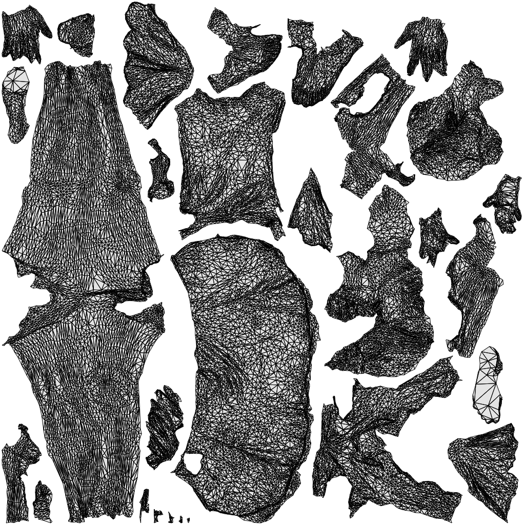 3D scanned woman bathroom, photorealistic archviz people for Enscape and SketchUp, wireframe top-down view