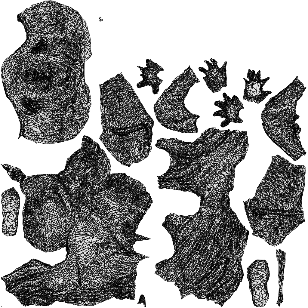 3D human model boy casual kids, photogrammetry scanned person for archviz, wireframe top-down view