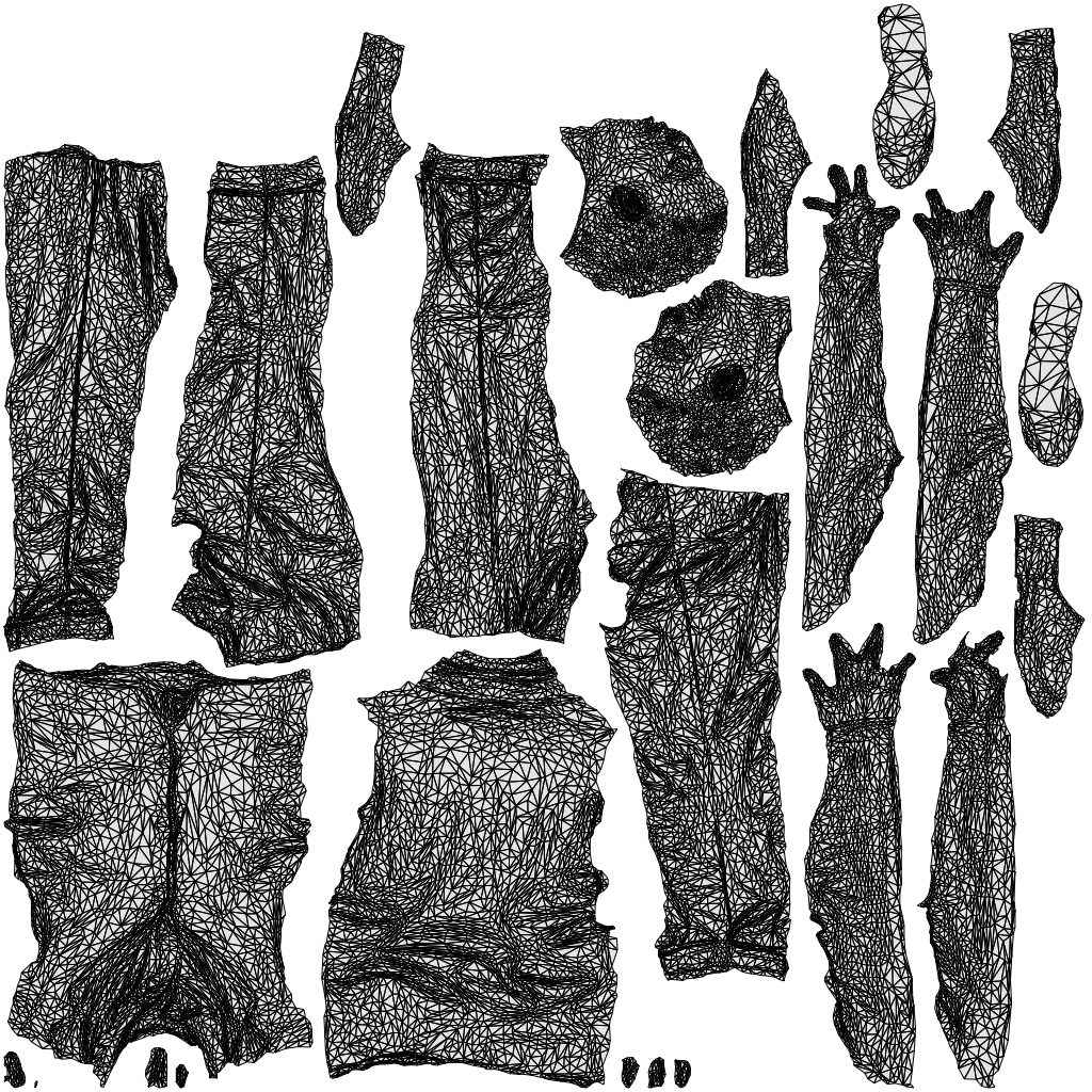 realistic 3D people man business standing, render-ready for V-Ray and Corona, FBX OBJ, wireframe top-down view