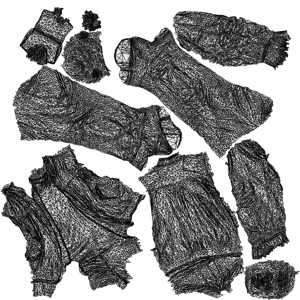 3D people model man casual walking, scanned human for 3ds Max rendering, wireframe top-down view