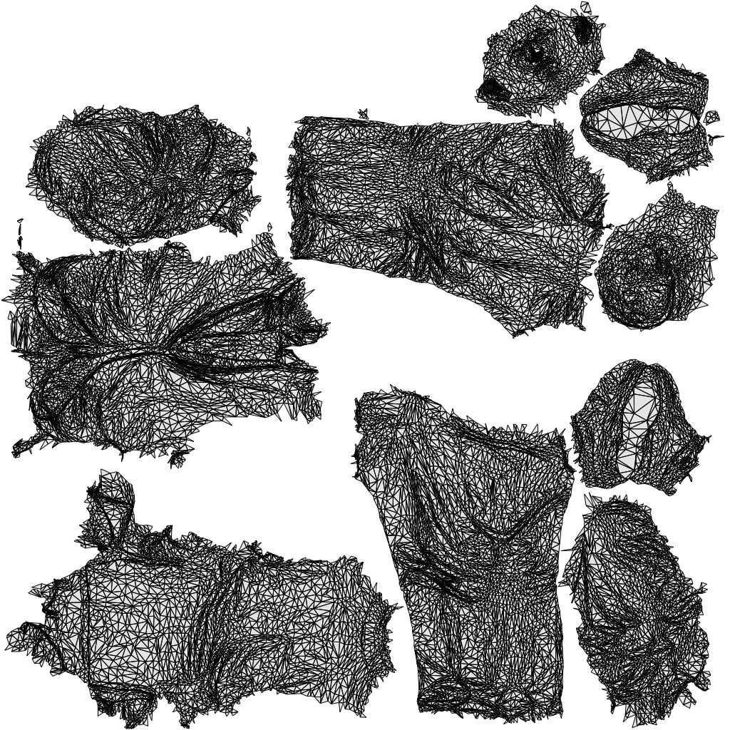3D people model man business standing, scanned human for 3ds Max rendering, wireframe top-down view