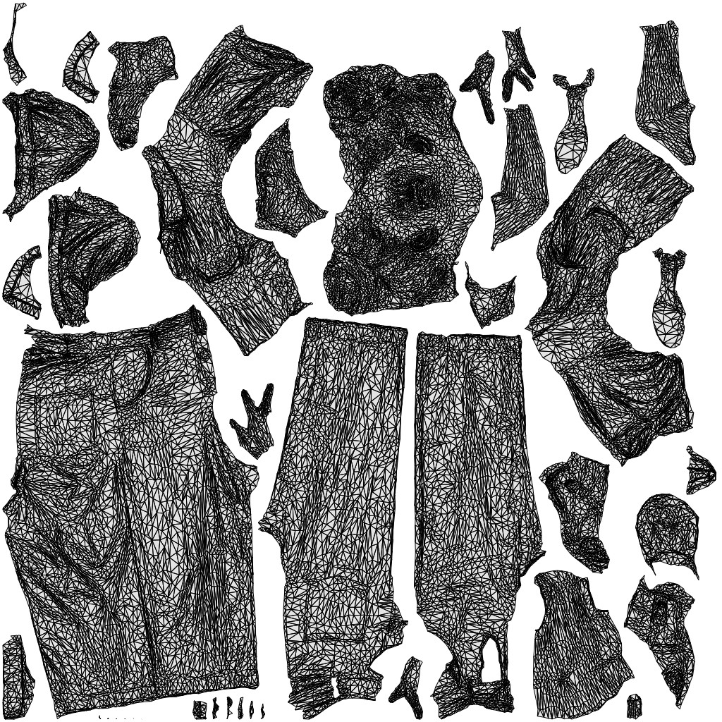 photogrammetry 3D woman business standing, realistic human model archviz FBX, wireframe top-down view