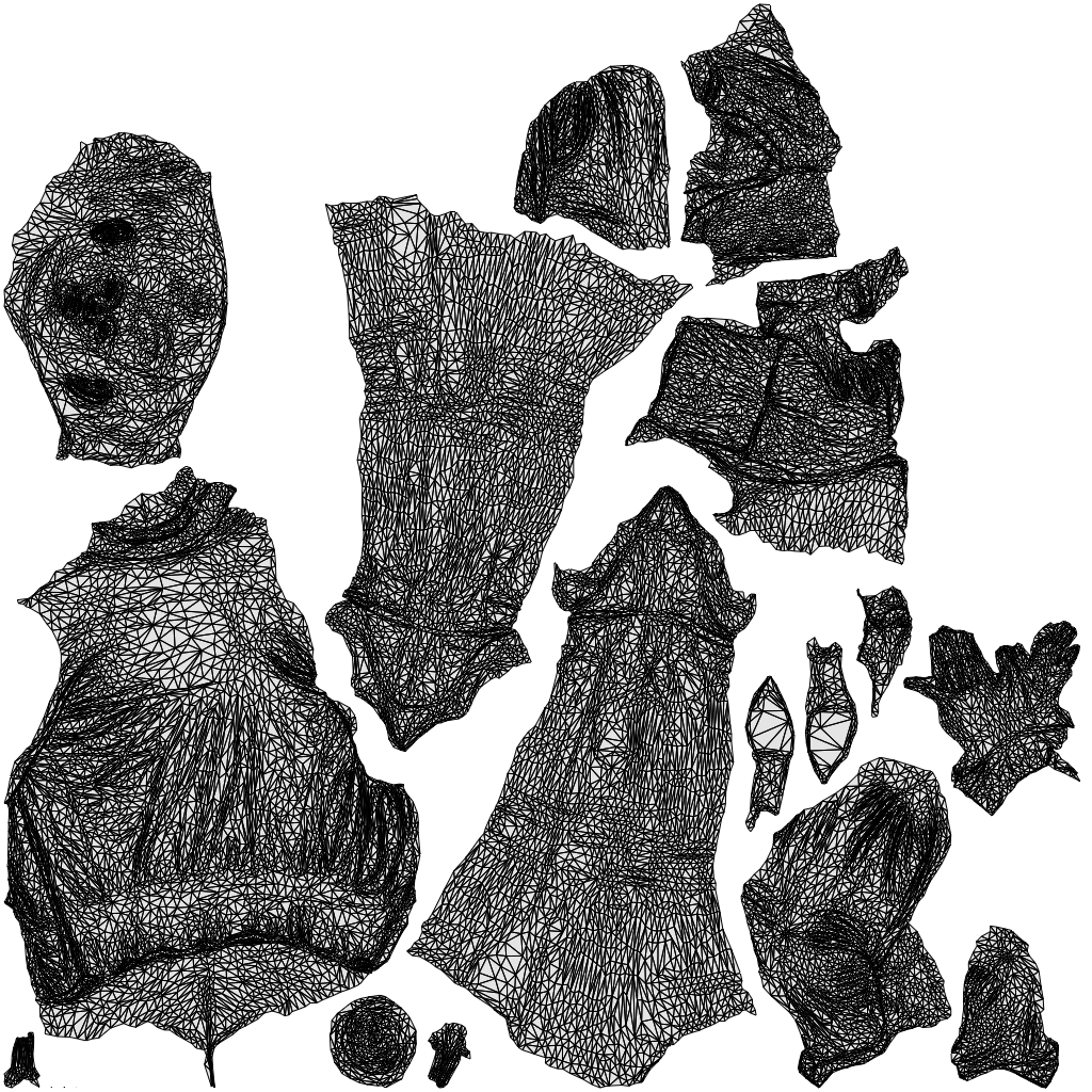 photogrammetry 3D woman business standing, realistic human model archviz FBX, wireframe top-down view