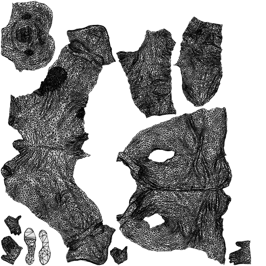 realistic 3D people man casual mix, render-ready for V-Ray and Corona, FBX OBJ, wireframe top-down view