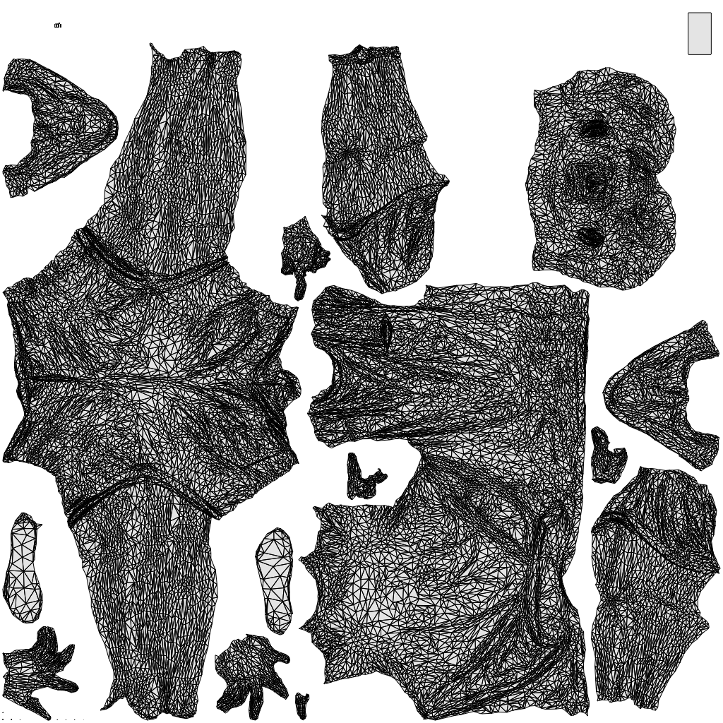 realistic 3D people man casual standing, render-ready for V-Ray and Corona, FBX OBJ, wireframe top-down view